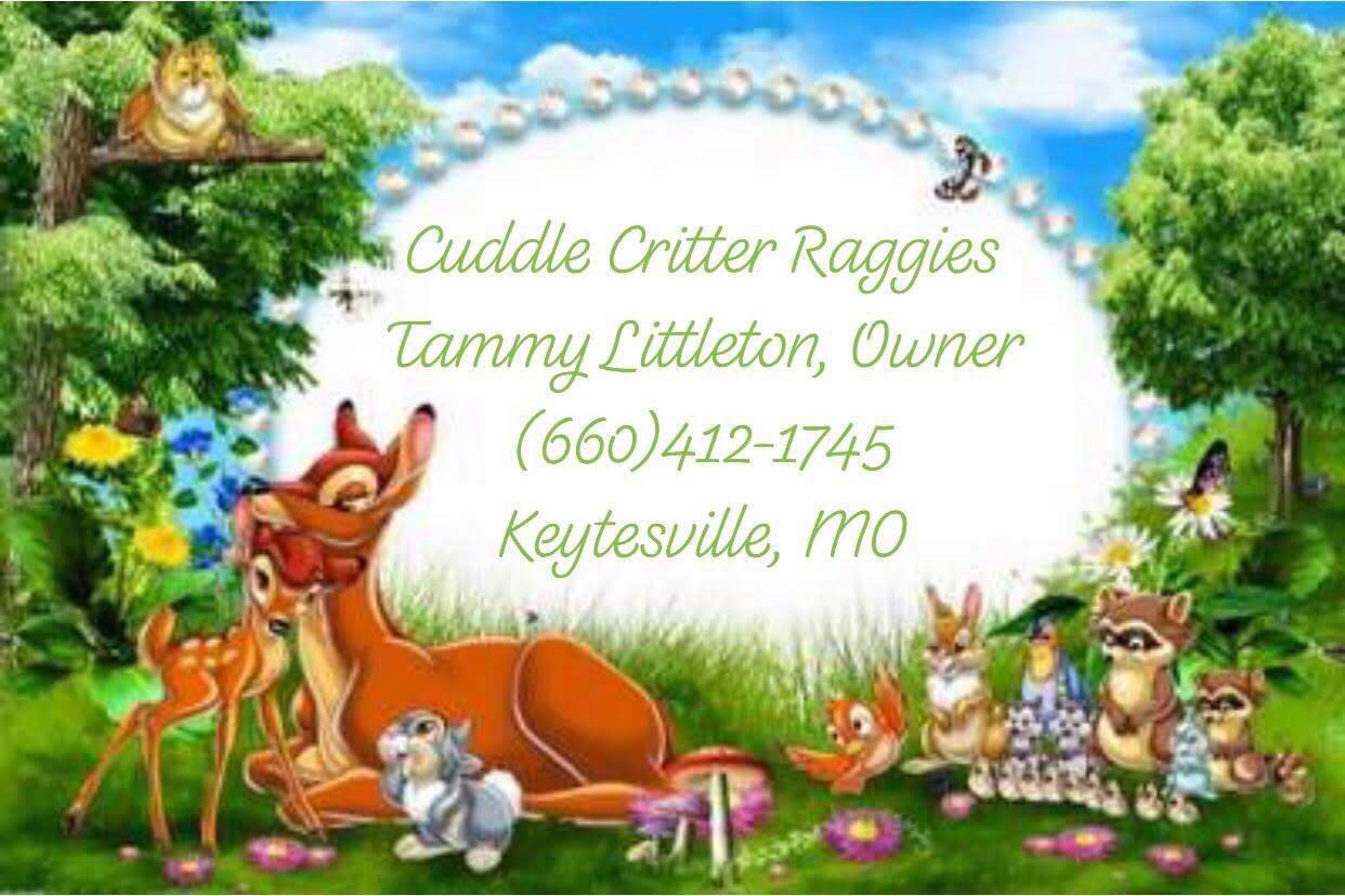 Cuddle Critter Raggies Historic Keytesville, Missouri